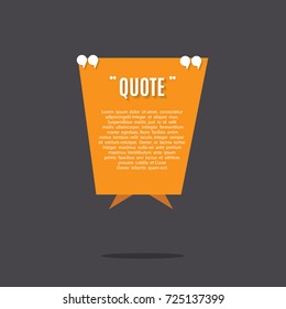 Inspirational quote template