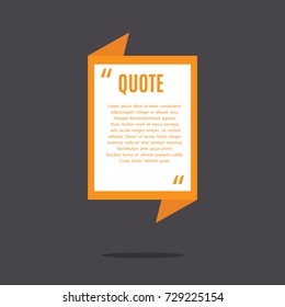 Inspirational quote template