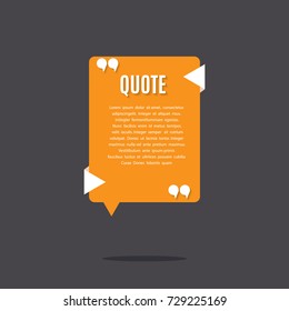 Inspirational quote template