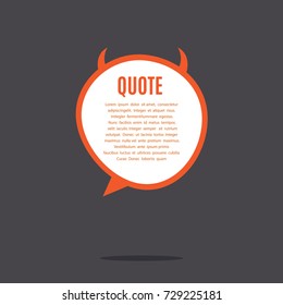 Inspirational quote template