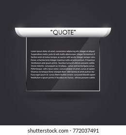 Inspirational Quote Template Stock Vector (Royalty Free) 772037491