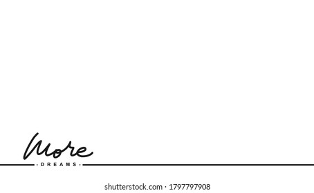 Inspirational quote vector on white background.