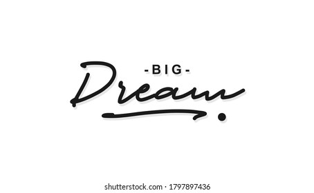 Inspirational quote vector on white background.