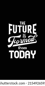 Inspirational quote. Word design vector illustration. Typography about life.