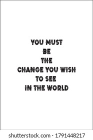 inspirational quotes about life for T-shirt mock up.