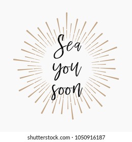 Inspirational quotes about travel, positive journey phrases to poster, greeting card, printable wall art, calligraphy vector illustration. Gold glitter vector background