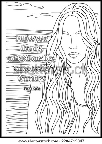 Inspirational Quotes Coloring Pages .