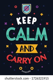 inspirational quotes coronavirus keep calm and carry on