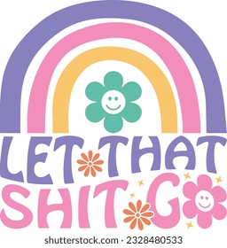 Inspirational Quotes Retro Groovy, vector files