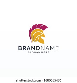 Inspirational spartan logo design concept
