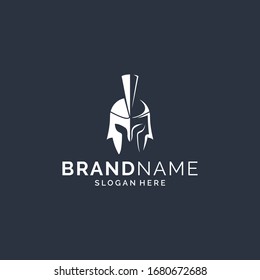 Inspirational spartan logo design concept