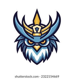 An inspirational and symbolic owl vector clip art illustration, representing wisdom and introspection, perfect for motivational posters, meditation apps, and personal growth materials