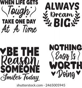 inspirational t shirt designs bundle