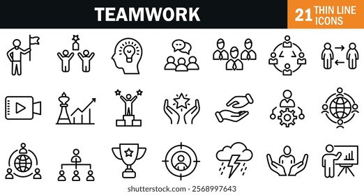 "Inspirational Teamwork Icon Representing Collaboration, Unity, and Collective Effort"