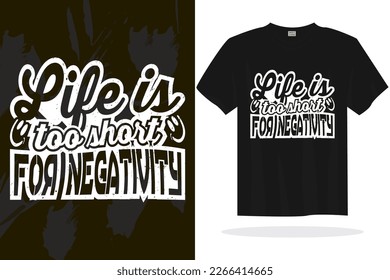 Inspirierende Schriftzeichen-Zitate Vektorgrafik-Shirt-Design