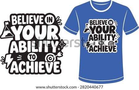 Inspirational typography with motivational message, positive affirmation, success, goals, determination, and triumph.