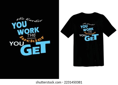 Inspirational typography t shirt design
