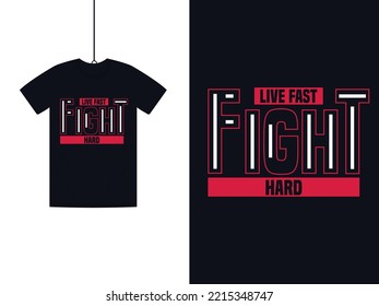 Inspirational Typography T-Shirt Design with Motivational Quote