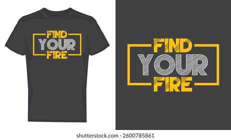 Inspirational typography t-shirt design vector