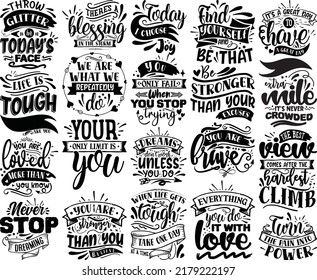 Inspirational vector eps 20 design bundle