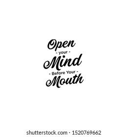 Inspirational vector quote, black ink brush lettering isolated on white background. Positive saying for cards, motivational posters and t-shirt