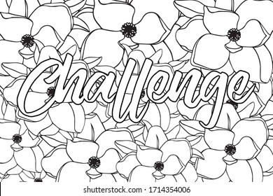 inspirational word coloring pages design . coloring book design . outline art  