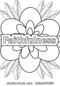 Inspirationsseiten-Farbseiten. Vektorgrafik.