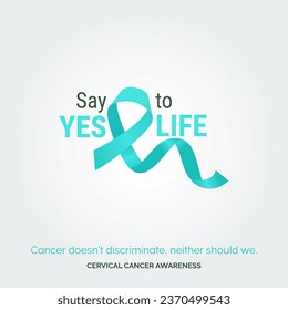 Inspire Change with Artistic Vector Background Cervical Cancer Posters