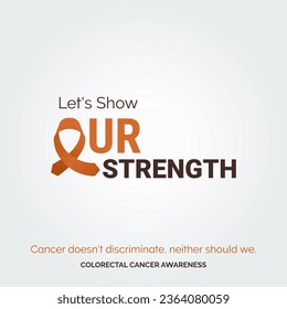 Inspire Change. Illuminate Lives Vector Background Colorectal Cancer