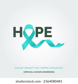 Inspire Change. Save Lives Cervical Health with Vector Background Posters
