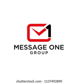 Inspire logos / symbols by combining email symbols and numbers 1