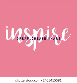 inspire quote. Self care one word modern calligraphy phrase . Be careful. T-shirt, pin label, badge, sticker, greeting card, banner design print vector illustration