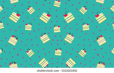 Inspired by baking a Les Miserables cake, a colourful seamless pattern you can use on fabric, textile, wallpaper, product design, and stationeries.