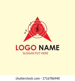 Inspirados por la forma corporal de la guitarra de metal pesado y los tonos de baile en medio. Y este diseño es muy adecuado para ser utilizado como el logotipo de su negocio de karaoke, también puede ser utilizado como su etiqueta de música 