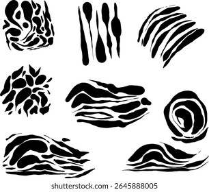 Inspired by cellular structures and micro-organic forms, this set includes dynamic blob and droplet shapes perfect for modern abstract design, biology-themed visuals, or creative branding. Each shape 