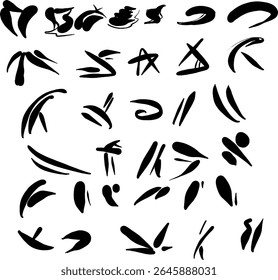 Inspired by cellular structures and micro-organic forms, this set includes dynamic blob and droplet shapes perfect for modern abstract design, biology-themed visuals, or creative branding. Each shape 