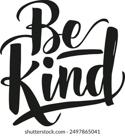 Inspiring "Be Kind" design, perfect for spreading positivity and compassion. This high-quality, vibrant graphic is ideal for t-shirts, posters, social media posts, and more. Featuring a modern and upl