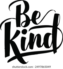 Inspiring "Be Kind" design, perfect for spreading positivity and compassion. This high-quality, vibrant graphic is ideal for t-shirts, posters, social media posts, and more. Featuring a modern and upl