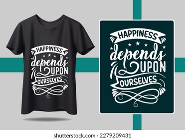 Inspiring calligraphy t shirt design with bold and creative font styles t shirt design motivational quotes, modern t shirt design ideas
