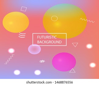 Inspiring colorful geometric modern background. Vector illustration Simple backdrop with simple muffled colors. 