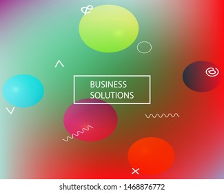 Inspiring colorful geometric modern background. Vector illustration Simple backdrop with simple muffled colors. 