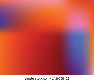 Inspiring colorful gradient background. Vector illustration layout. Minimal backdrop with bright rainbow colors. Red easy editable and soft colored banner template.
