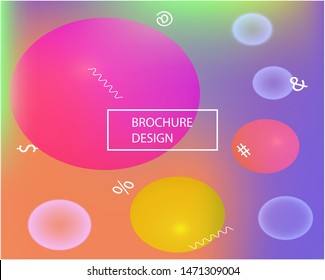 Inspiring colorful modern background. Colorful backdrop with simple muffled colors. Vector illustration space. Blue easy editable and soft colored banner template.