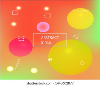 Inspiring colorful modern background. Clean backdrop with simple muffled colors. Vector illustration theme. Red easy editable and soft colored banner template.