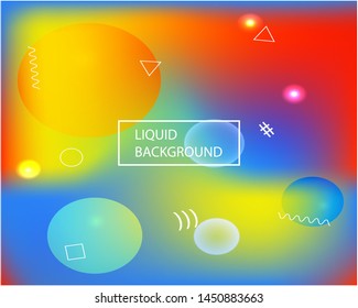 Inspiring colorful modern background. Clean backdrop with simple muffled colors. Vector illustration flyer. Blue easy editable and soft colored banner template.