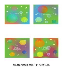Inspiring colorful modern background. Dynamic backdrop with simple muffled colors. Vector illustration elements. Orange easy editable and soft colored banner template.