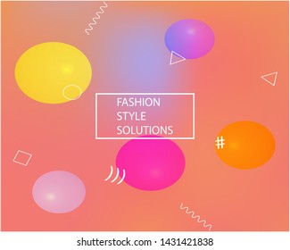 Inspiring colorful modern background. Flat backdrop with bright rainbow colors. Vector illustration art. Pink easy editable and soft colored banner template.