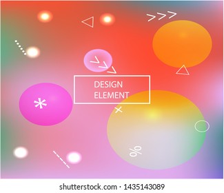 Inspiring colorful modern background. Flat backdrop with bright rainbow colors. Vector illustration art. Pink easy editable and soft colored banner template.