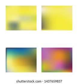 Inspiring colorful modern background. Liquid backdrop with bright rainbow colors. Vector illustration pastel. Yellow easy editable and soft colored banner template.