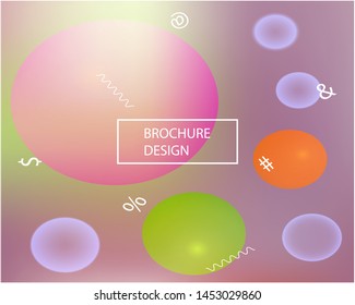 Inspiring colorful modern background. Minimal backdrop with simple muffled colors. Vector illustration theme. Violet easy editable and soft colored banner template.